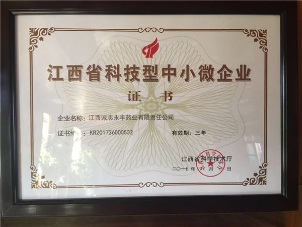 江西省科技型中小微企业